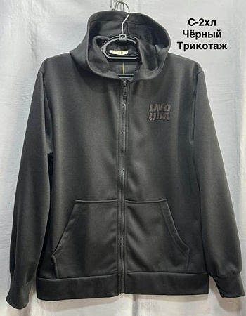 Кофта Спорт Minh 2091 black - делук