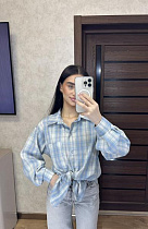 Рубашка Valentina 6 l.blue - делук