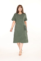 Платье Alberk 4085 khaki - делук