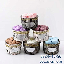 Набір серветок у подарунковій корзинці 532-10-F-24 - делук