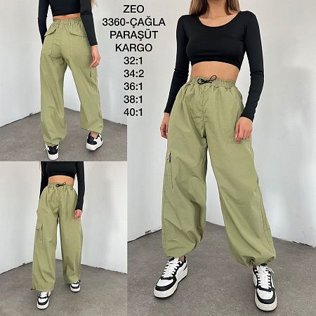 Штаны No Brand 3360 khaki - делук