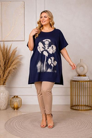 Туника Global GL332 navy - делук