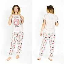 Пижама Пижама-Ок 6015(04076) white - делук