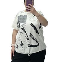 Футболка Levisha 25082 white - делук