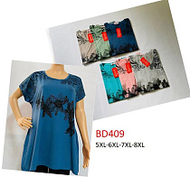 Футболка Hoan BD409 mix - делук