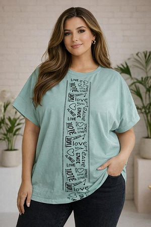 Футболка Arina 135 mint - делук