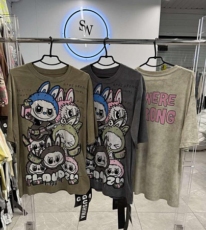 Футболка Saint Wish 7740 mix - делук