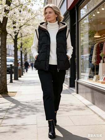 Жилетка Jacket MF306 black - делук