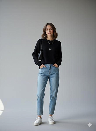 Свитер Little Secret 0713 black - делук