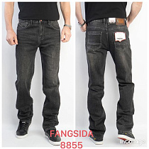 Джинсы Fangsida 8855 d.grey - делук