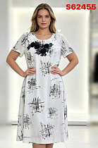 Платье Lida S62455 white - делук