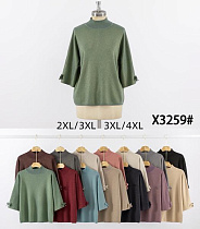 Свитер Anne-Kiss Me X3259 mix - делук