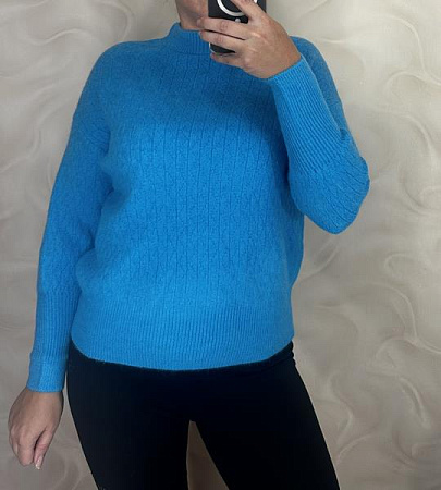 Свитер Levisha 24071 l.blue - делук