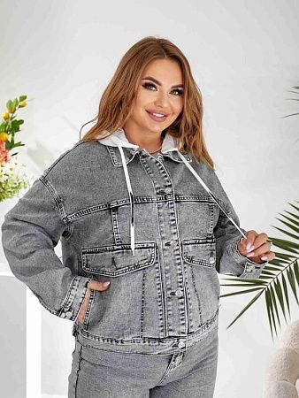 Куртка Beki 341 grey - делук