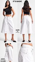 Бриджи Jeans Style 3278 white - делук
