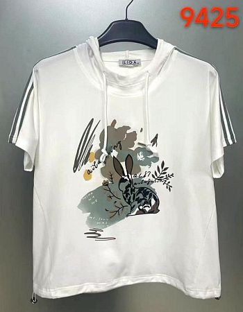 Футболка Lida 9425 white - делук