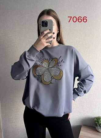 Свитер Fsn 7066 grey - делук