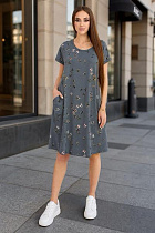 Ночнушка Trikotag T277 grey - делук