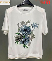 Футболка Lida 9451 white - делук