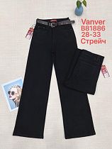 Джинсы Vanver B81886 black - делук