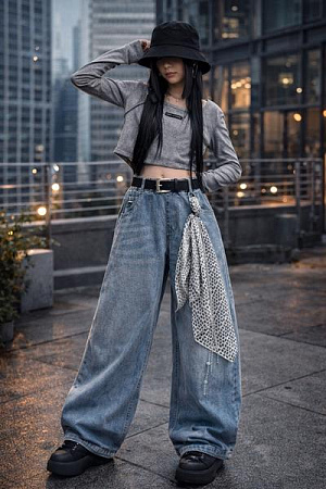 Джинсы Sunnytot C26506 l.blue - делук