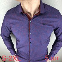 Рубашка Надийка ND23 purple - делук