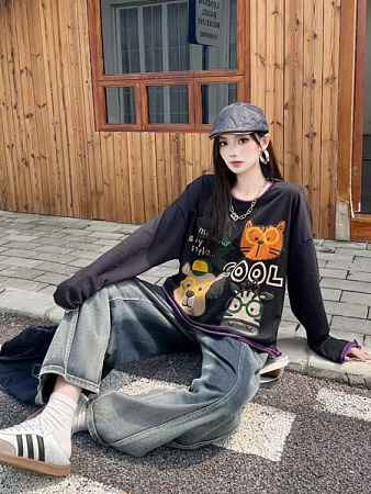 Свитер Divo DV216 black - делук