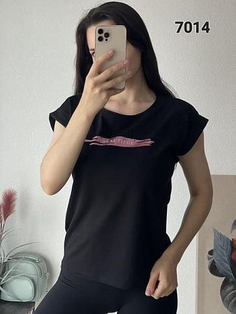 Футболка Fsn 7014 black - делук