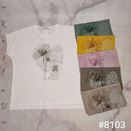 Футболка Kosta 8103 mix - делук