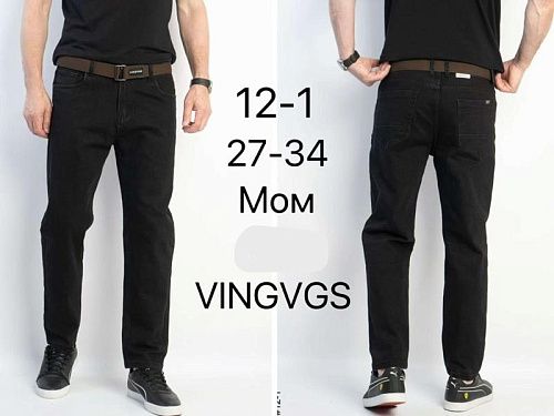 Джинсы Vingvgs 12-1 black - делук