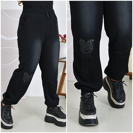 Штаны Спорт Saint Wish 6080 black - делук