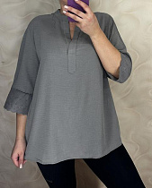 Блузка Levisha 26104 grey - делук