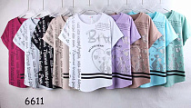 Футболка Jjf 6611 mix - делук