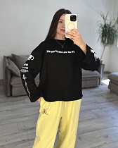 Свитер S.Style 94 black - делук