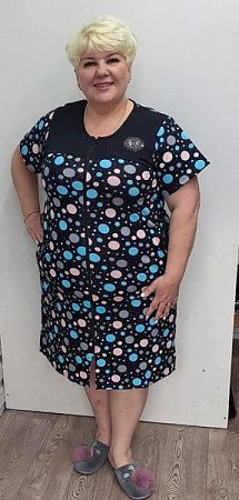 Халат Romeo Life 901-3 black - делук