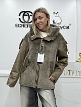 Дубленка Yafeier 25106 khaki Дубленка Yafeier 25106 khaki - делук