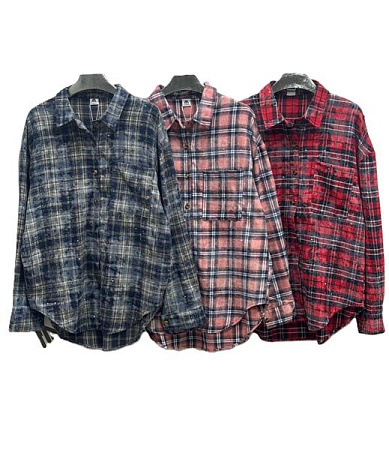 Рубашка Essa 007-3 red - делук