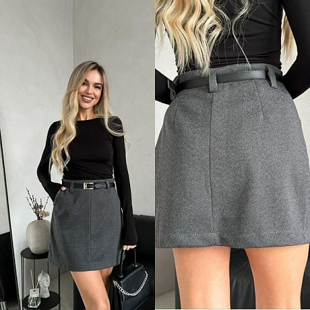 Юбка Sofi Cor 9048-1 d.grey - делук