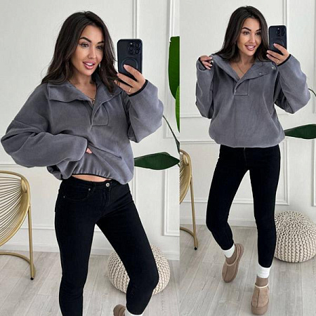 Батник Arina 1553 grey - делук