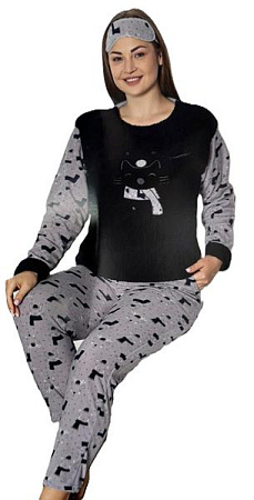 Пижама Homewear 02159 black - делук