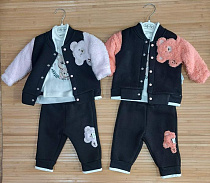 Костюм Спорт Major 5007 black-peach - делук