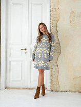 Туника Liza Brend 1110 grey - делук