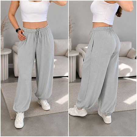 Штаны Arina 3129 l.grey - делук
