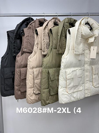 Жилетка Jacket M6028 khaki - делук