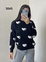 Свитер Fsn 3045 black - делук