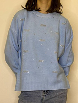 Свитер Kosta 76106-3 l.blue - делук