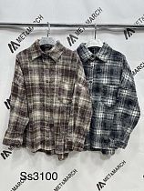 Рубашка Met&March SS3100 brown - делук