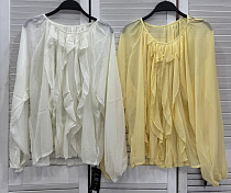 Блузка Divo D567 yellow - делук