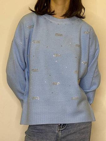 Свитер Kosta 76106-3 l.blue - делук