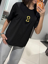 Футболка Comod 6601 black - делук